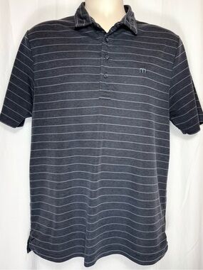 TRAVIS MATHEW Golf Striped Polo